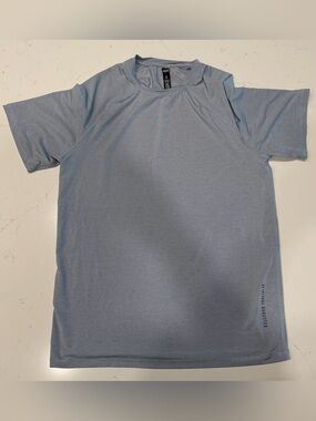 Spiritual Gangster Light Blue Short Sleeve Performance Tee - Medium